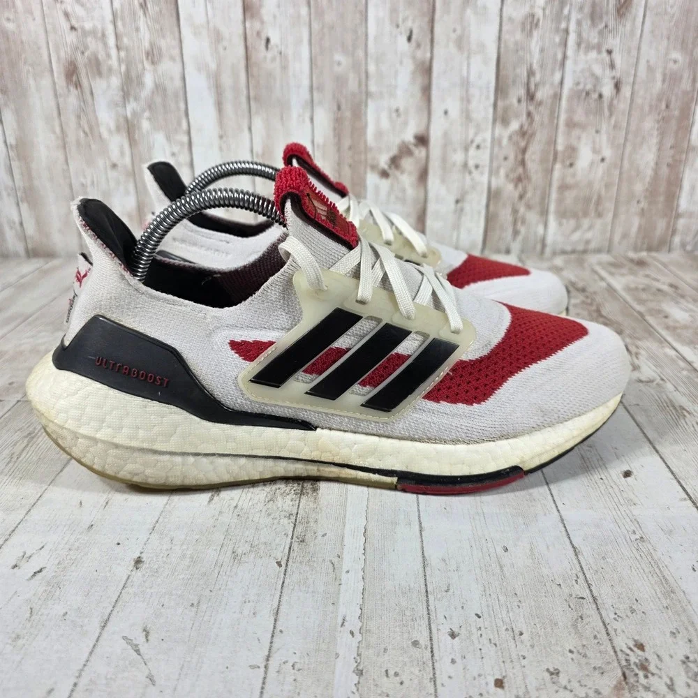 Adidas Ultraboost 21 Louisville Cardinals Mens Running Shoes White Red GY0427 8